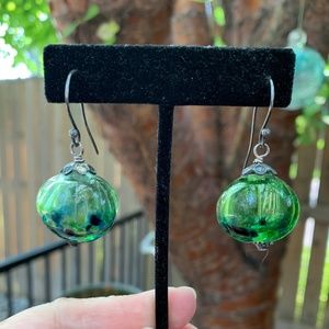 Hand Blown Glass Earrings